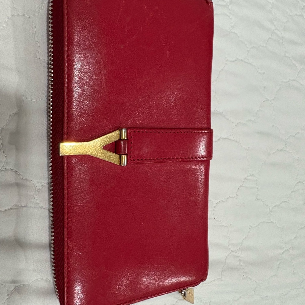 YSL SAINT LAURENT wallet rojo - Picture 7 of 12